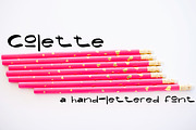 COLETTE Hand Lettered Font, a Handwritten Font by Rhonna Designs (Thumbnail 1 of 3)