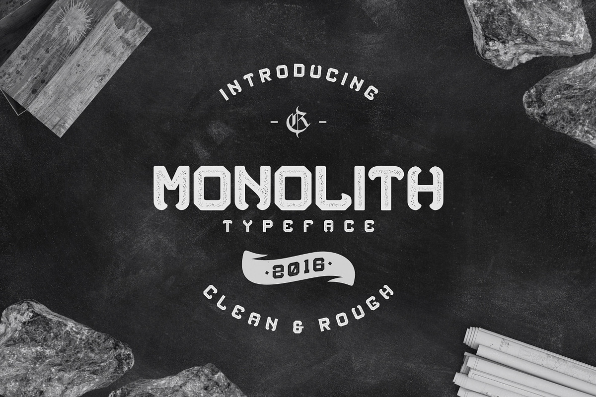 Monolith typeface (intro sale)