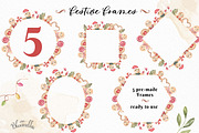 Watercolour Gingerbread Clipart Set, a Decorative Illustration by Bloomella (Thumbnail 8 of 10)