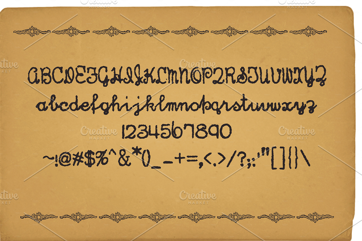 Hand Writer Retro Font, a Serif Font by Jadugar Design Studio (Photo 5 of 8)