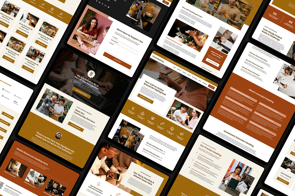 Social Enterprise Showit Template, a WordPress Template by Studio Humankind (Photo 1 of 20)