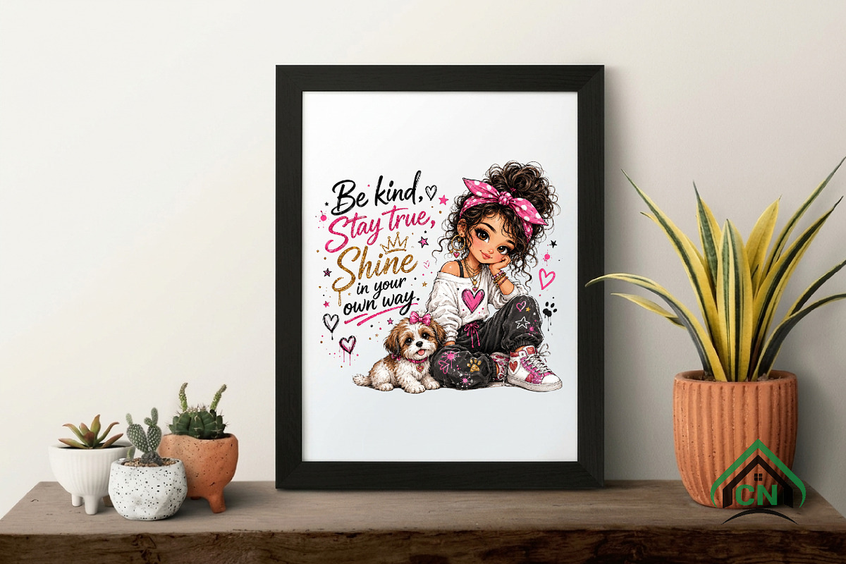 Be Kind Stay True Shine PNG, a Seasonal Illustration by Craft Nest (Photo 4 of 6)
