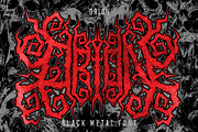 Dread Death Metal Font, a Blackletter Font by Fonday Studio (Thumbnail 3 of 11)