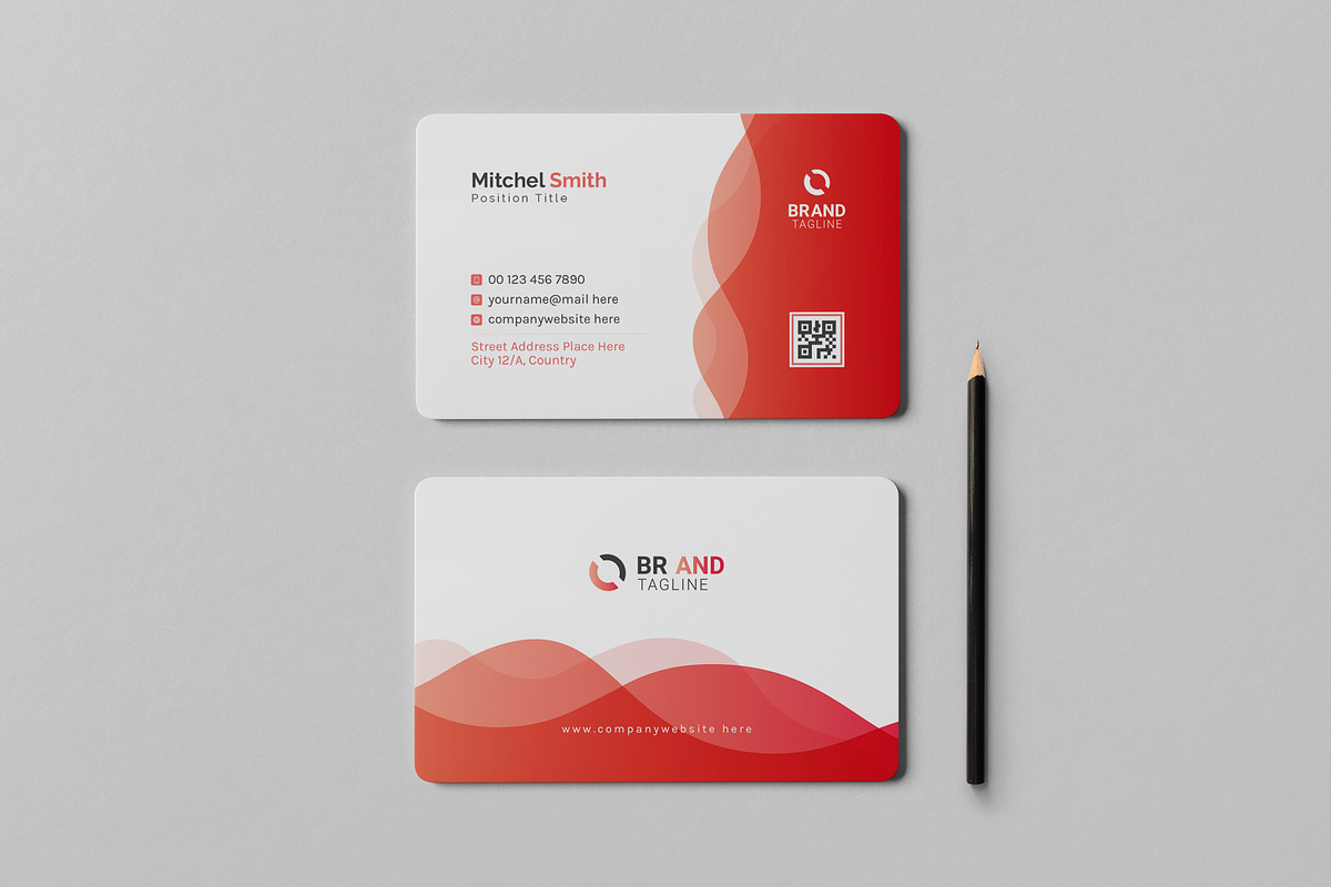 Modern and Creative Business Card, a Business Card Template by VectStock (Photo 3 of 4)