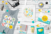 I love SEA - vector design kit, an Object Graphic by Olga Bonitas (Thumbnail 8 of 9)