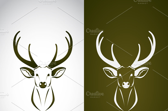 Vector Image Of An Deer Design