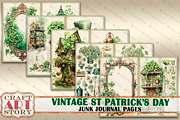 St Patrick's Day Junk Journal Kit, an Object Illustration by CraftArtStory (Thumbnail 3 of 5)