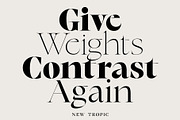 New Tropic - 8 Style Font Family, a Serif Font by Tropical Type (Thumbnail 6 of 15)