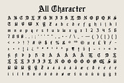 CS Rubeus Drawn, a Blackletter Font by Craft Supply Co. (Thumbnail 8 of 8)