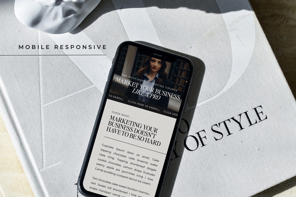 Showit Sales Page Template, a Landing Page Template by Blush Created (Photo 8 of 18)