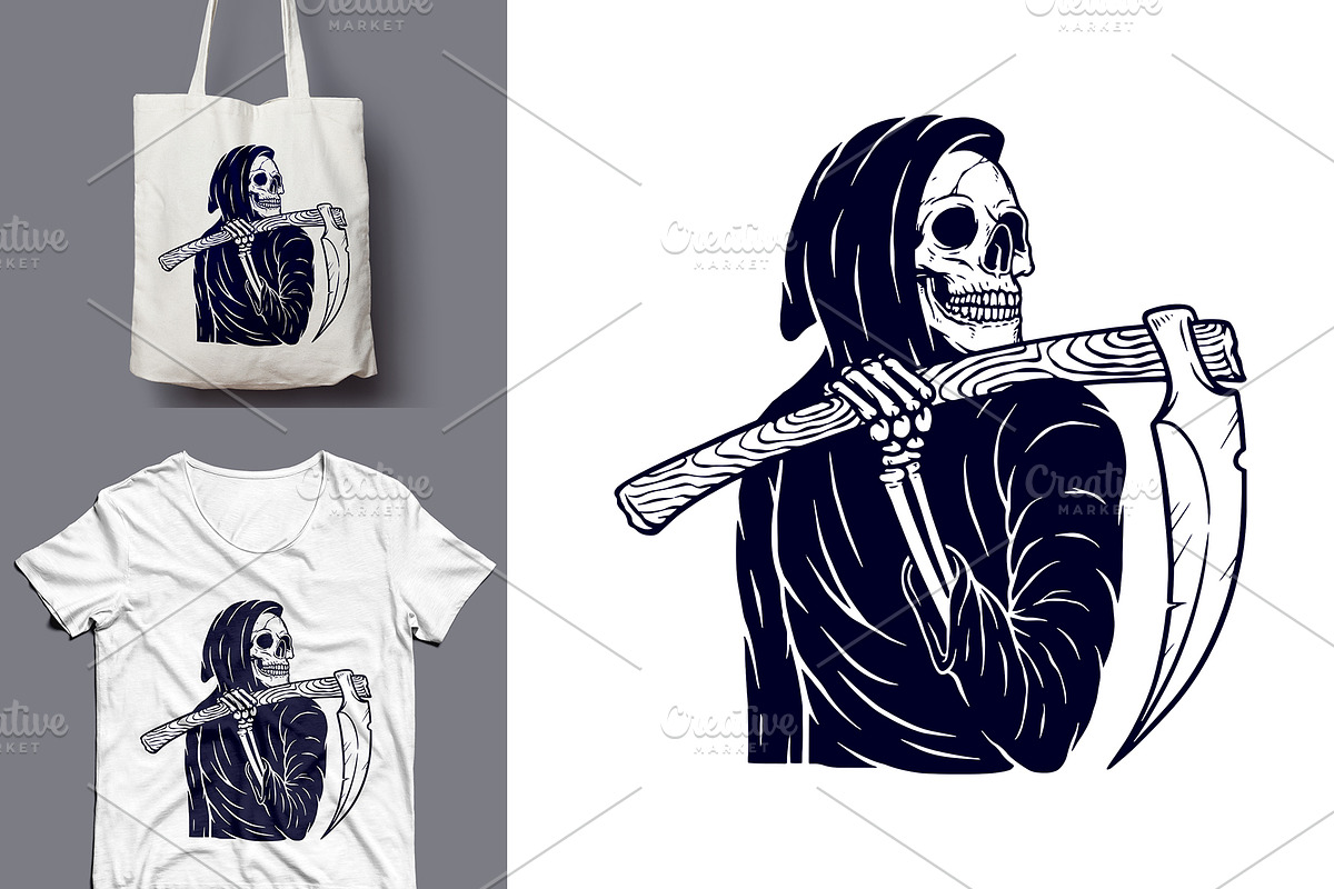 25 in 1 Bundle - Skull Illustrations, a Person Illustration by gunaonedesign (Photo 3 of 21)