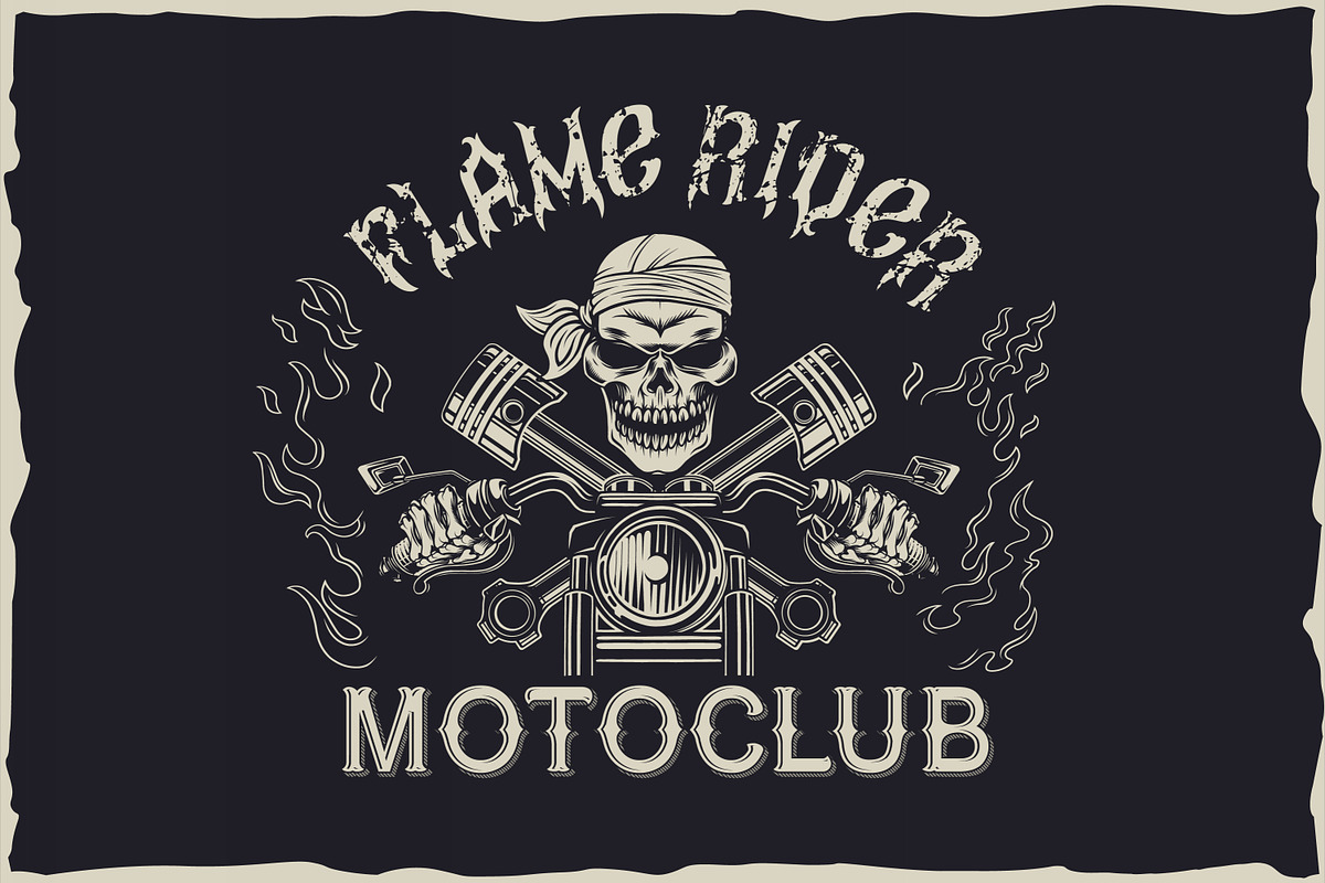 Flame rider, a Font by Fractal fonts & graphics (Photo 9 of 15)