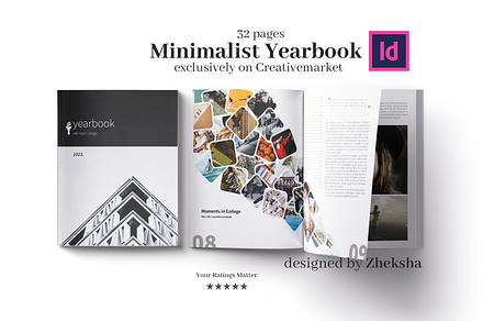 Minimalist Yearbook Design