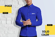 Shirt Logo Branding Mockup, a Shirt Mockup by Jinro (Thumbnail 3 of 6)