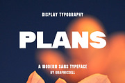 Plans Modern Bold Sans Font, a Sans Serif Font by Graphicxell (Thumbnail 1 of 9)