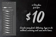 SVG Font Brushes, a Brush Add-On by Graphicfresh (Thumbnail 6 of 7)