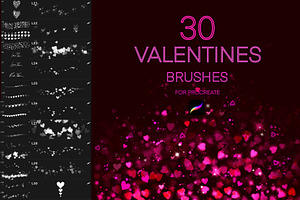 Love Valentines Procreate Brushes