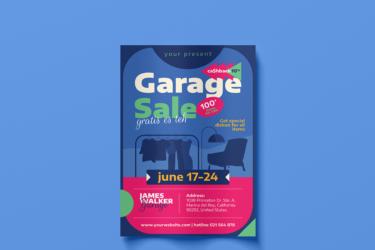 Garage Sale Flyer, a Flyer Template by FathurFateh (Photo 4 of 4)