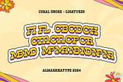Coral Shore – Slab Serif Retro, a Slab Serif Font by Almarkhatype (Thumbnail 9 of 10)