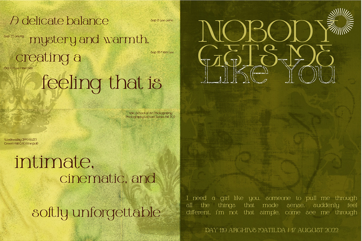 Earthlines - Organic Serif & Sans, a Serif Font by Setara Langit CreativeStd (Photo 5 of 13)