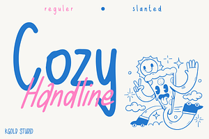 Cozy Hanline - handwritten font