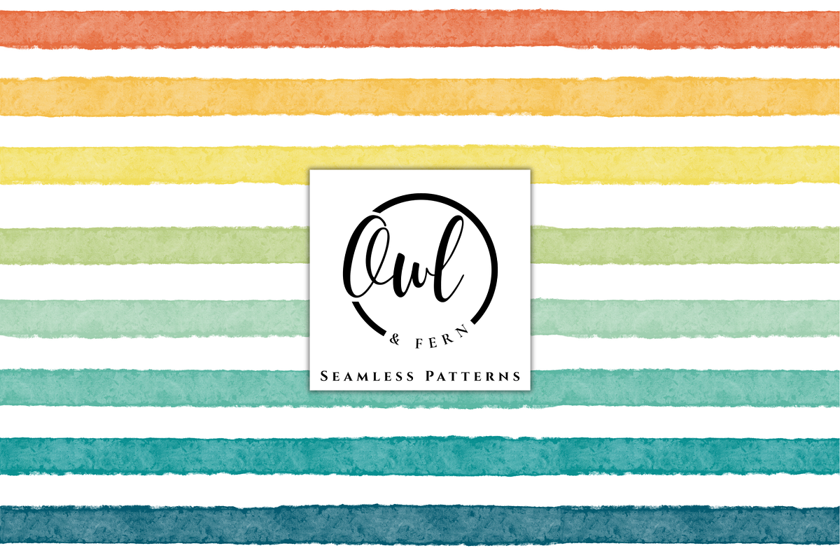 Summer Spectrum Seamless Pattern, a Pattern Graphic by OwlAndFern (Photo 1 of 10)