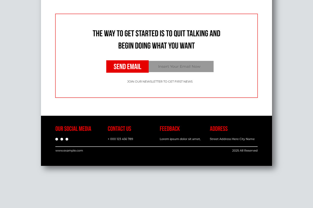 Website Landing Page Design Layout, a Landing Page Template by MightyDesign (Photo 5 of 8)