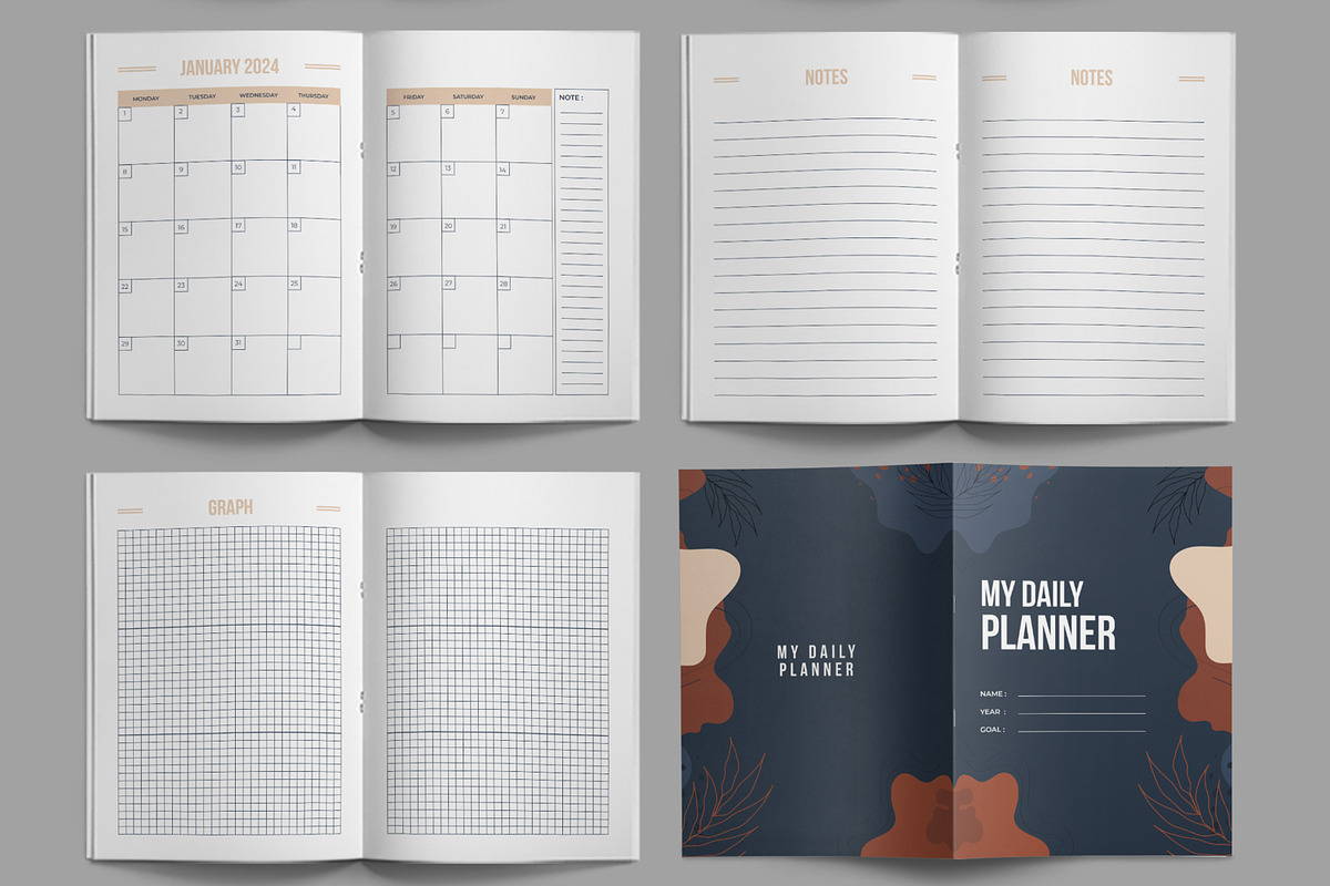 My Daily Planner Template, a Stationery Template by ContestDesign (Photo 3 of 3)