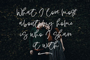 Wisteria Script, a Script Font by Calamar Studio (Thumbnail 13 of 13)