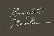 Bright Starla - Handwritten Script, a Script Font by Namara Creative Studio (Thumbnail 13 of 13)