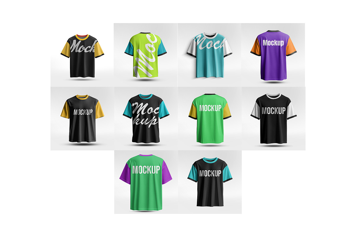 Drop Shoulder T-Shirt Mockup Set, a Mockup by Northfrom (Photo 7 of 7)