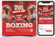 Boxing Sport Flyer, a Flyer Template by regalDRAW (Thumbnail 2 of 4)