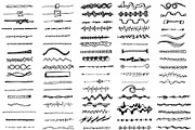 Hand Drawn Doodle Dividers Set, an Illustration by TKDoodle (Thumbnail 5 of 6)