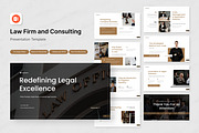 Law Firm and Consulting PowerPoint, a Presentation Template by Antstheme (Thumbnail 1 of 2)