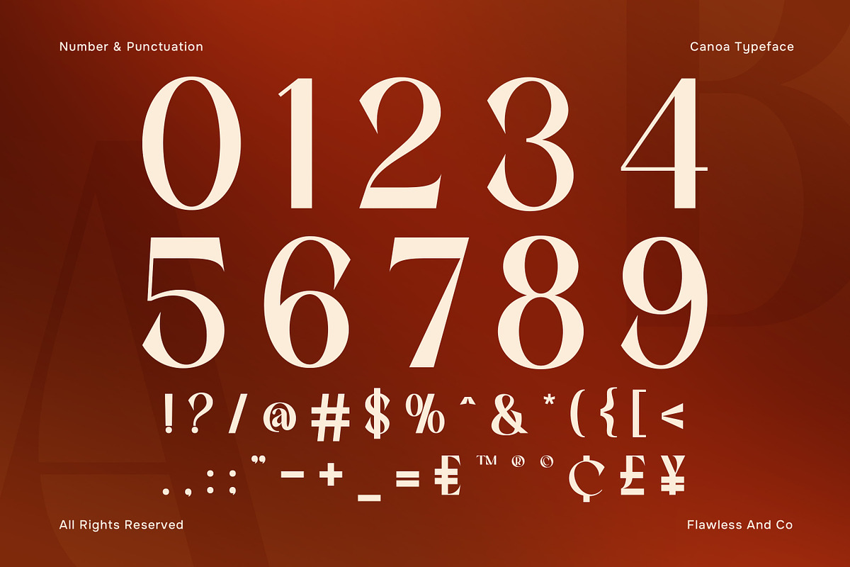 Canoa - Elegant Luxury Sans Font, a Sans Serif Font by Flawless And Co (Photo 8 of 10)