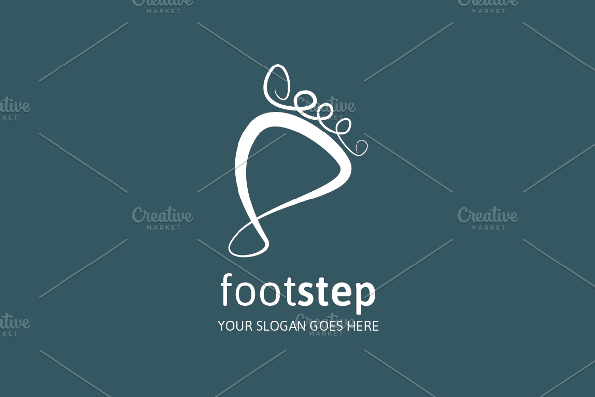Foot Step Logo, a Branding & Logo Template by MLJ studios