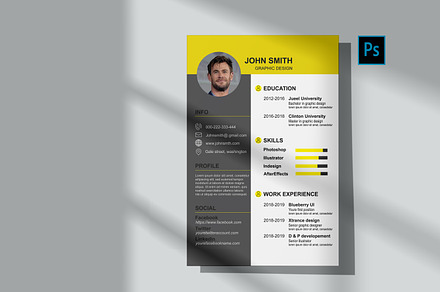 Creative cv/resume template