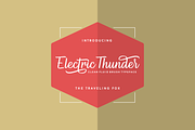 Electric Thunder - Lightning Script, a Script Font by The Traveling Fox (Thumbnail 3 of 7)