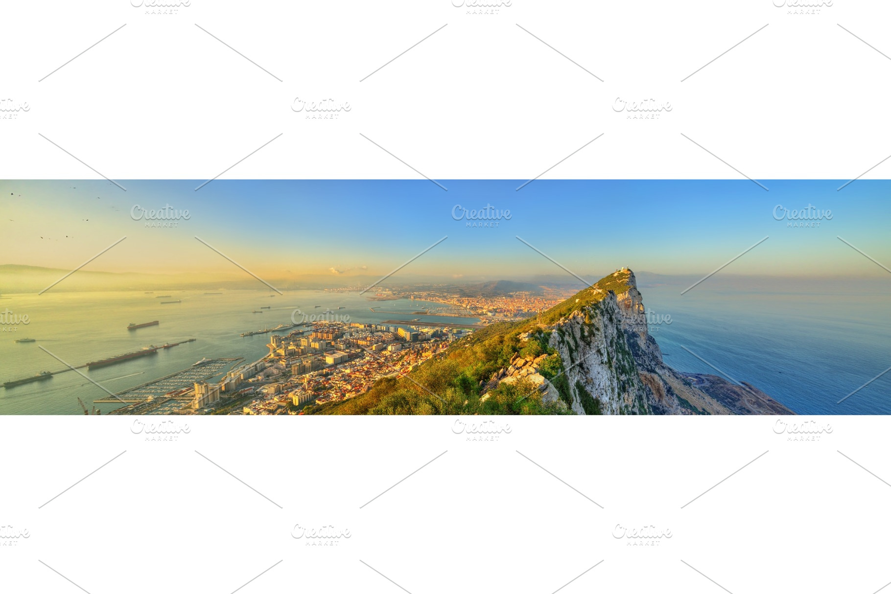The rock of gibraltar a british overseas territory stock photo containing, a Nature Photo by Leonid Andronov