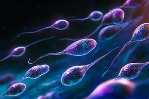 3D Rendering of Sperm Cells, a Health & Medical Photo by Ales Munt