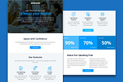 Speaks Email Template + Builder, an Email Template by WEB4PRO (Thumbnail 2 of 4)