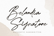 Belandia Signature, a Script Font by MJB Letters (Thumbnail 11 of 11)