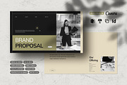 Brand Proposal Template | CANVA, a Presentation Template by White Graphic (Thumbnail 1 of 6)