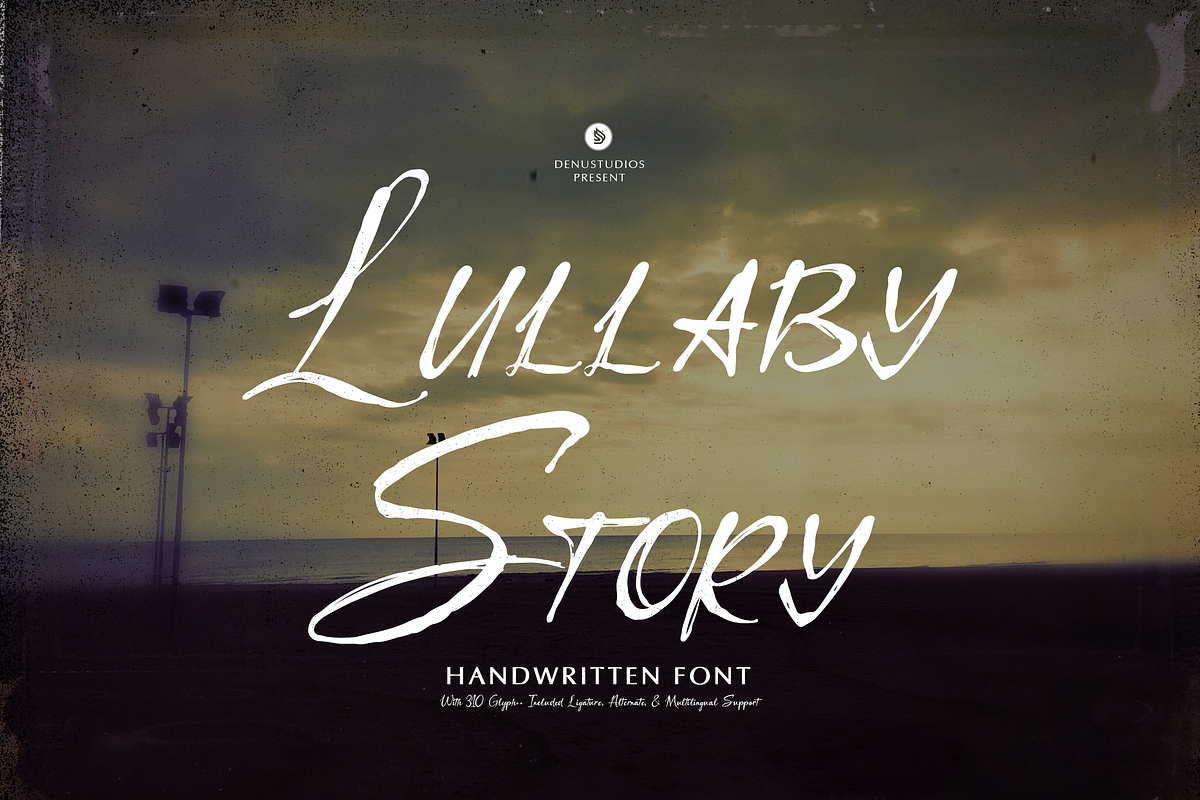 Lullaby Story | Handwritten Font, a Script Font by Denustudios (Photo 1 of 12)