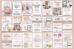 65 Pinterest Templates 3 BONUSES