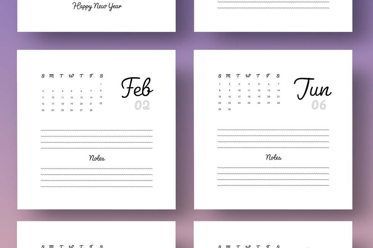 Minimalist 2025 Calendar Template, a Social Media Template by MightyDesign (Photo 4 of 8)