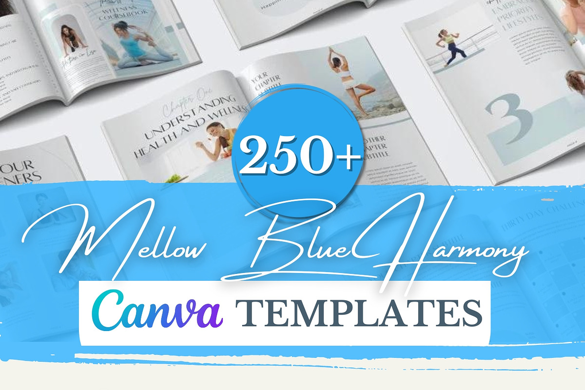 250+ Mellow Blue Harmony Template, a Social Media Template by ResumeFabs (Photo 1 of 4)