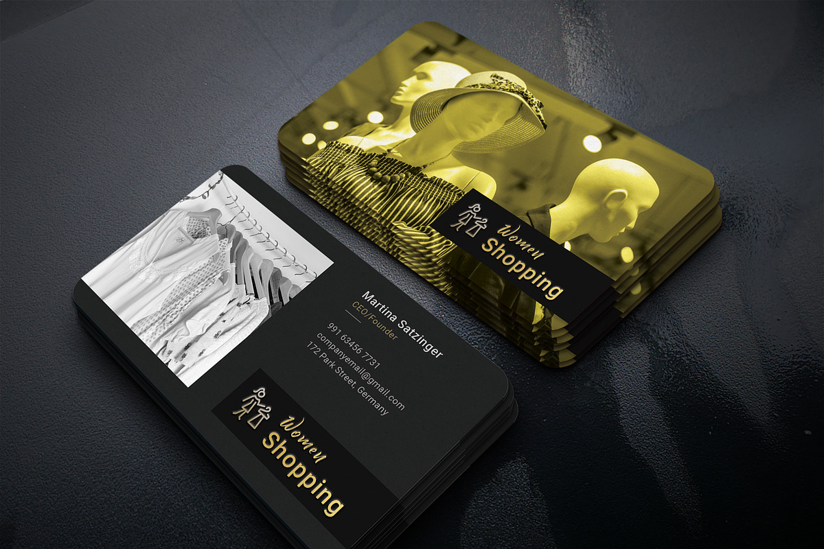 Fashion Business Card, a Business Card Template by graphicsunday (Photo 1 of 4)