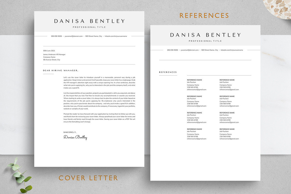 Modern Resume Template, a Resume Template by TheStandOutResume (Photo 5 of 8)