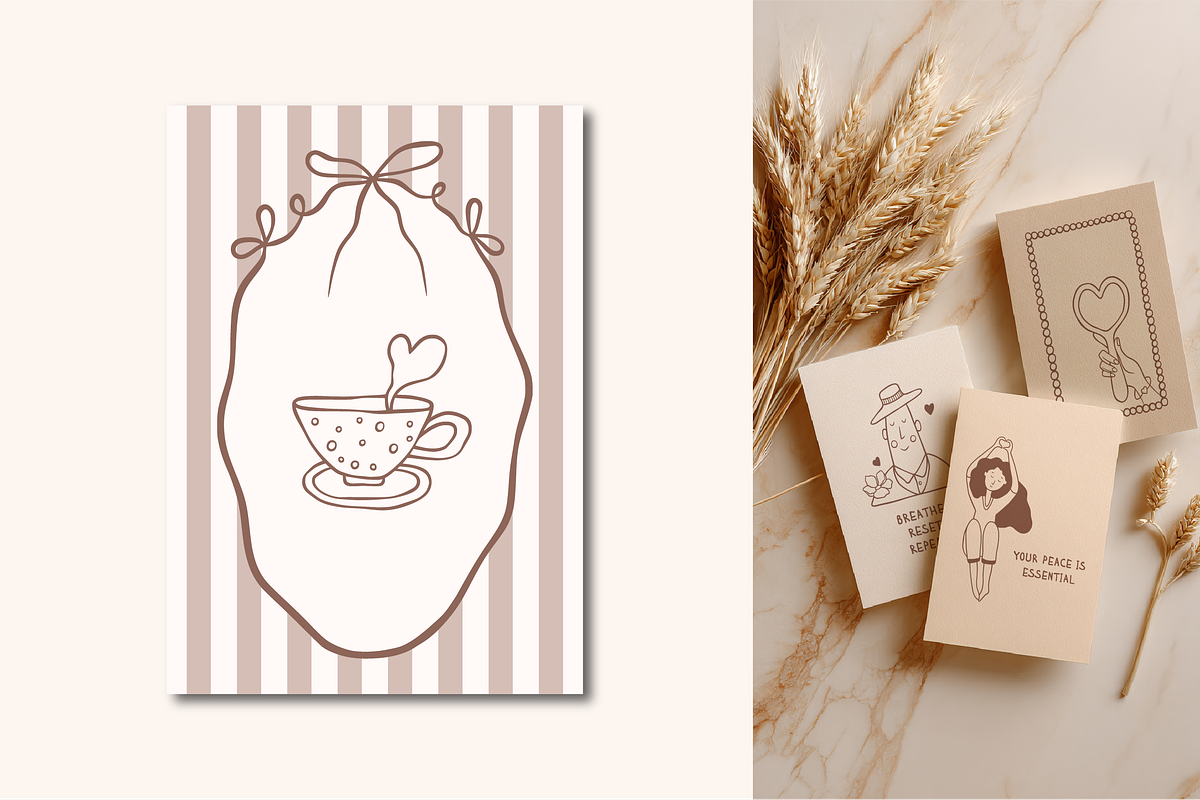Whimsical self care set. Me time, a Healthcare Illustration by soboleva alya (Photo 7 of 16)